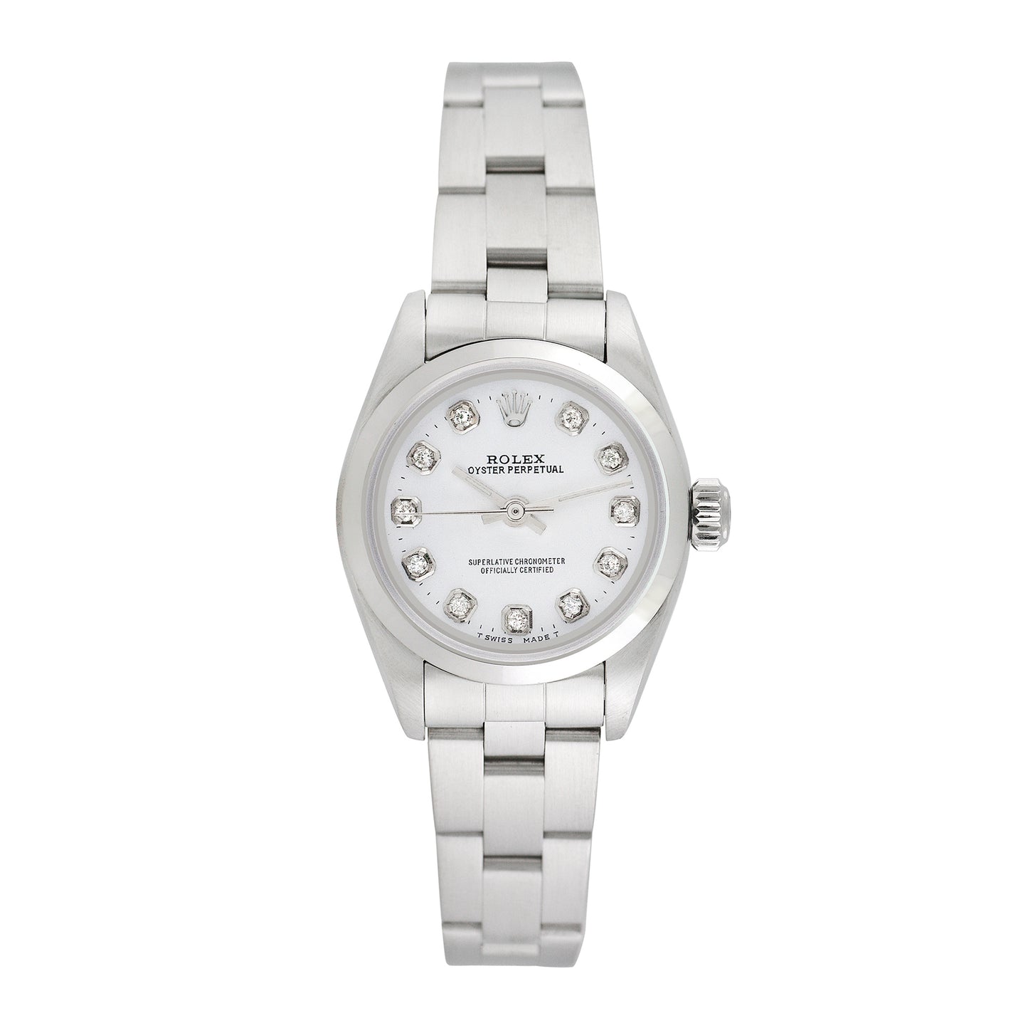 Rolex Womens Stainless Steel Oyster Perpetual 25mm