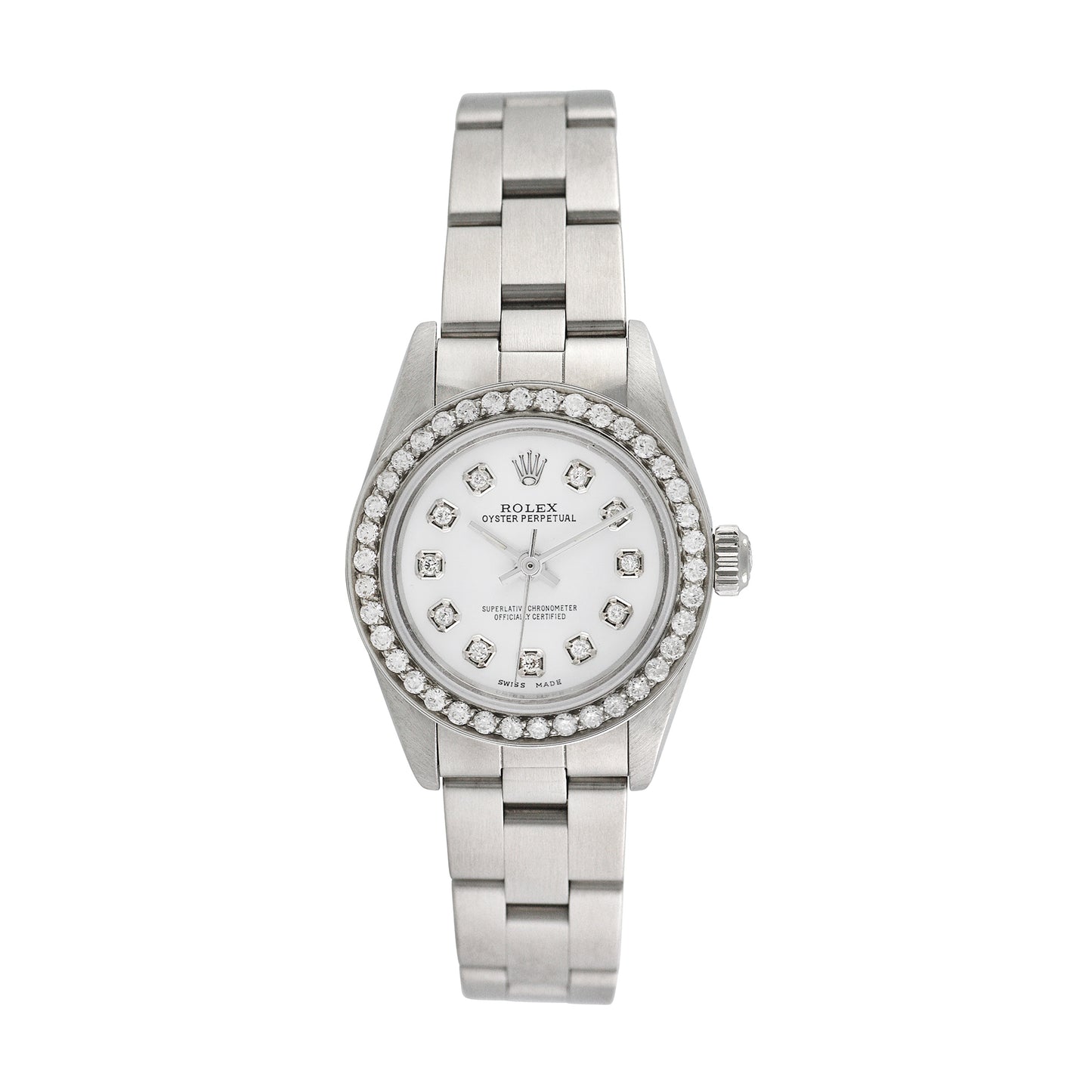 Rolex Womens Stainless Steel Oyster Perpetual 25mm