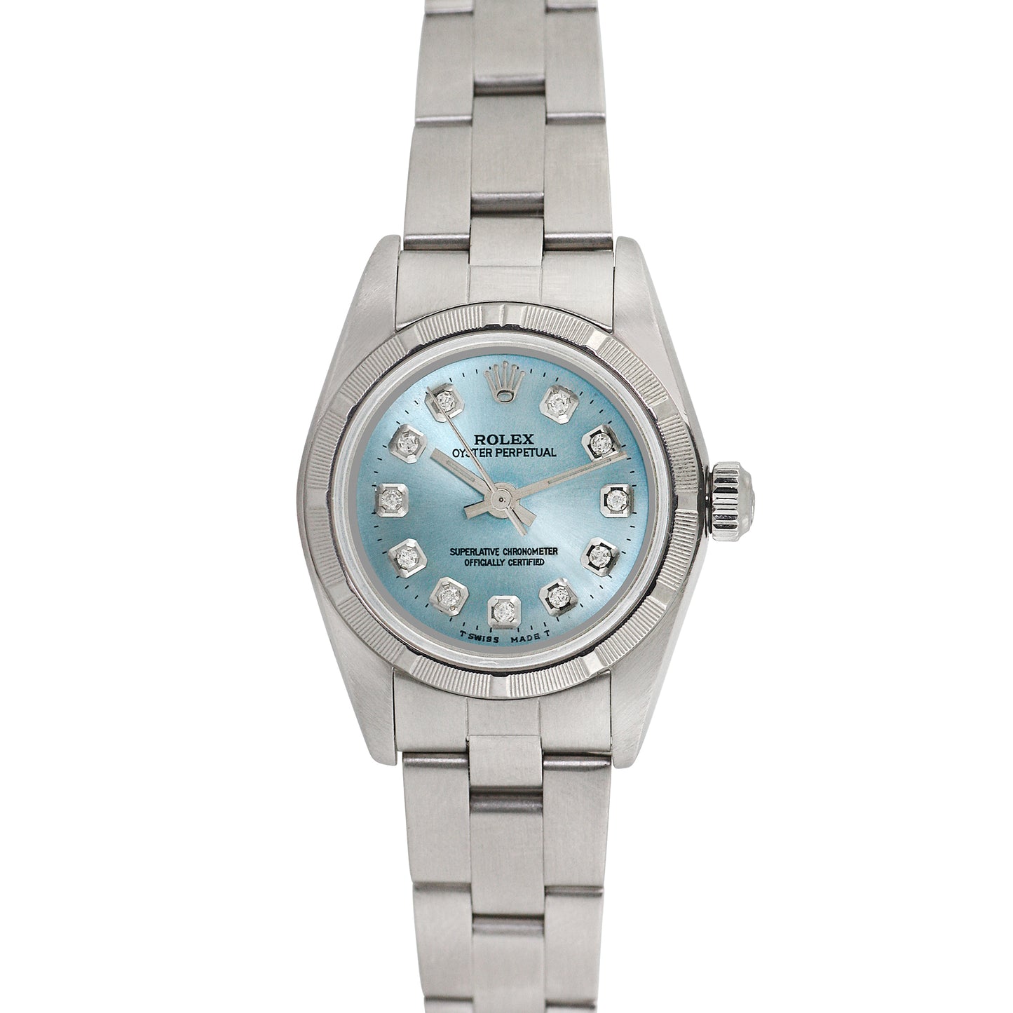 Rolex Womens Stainless Steel Oyster Perpetual 25mm