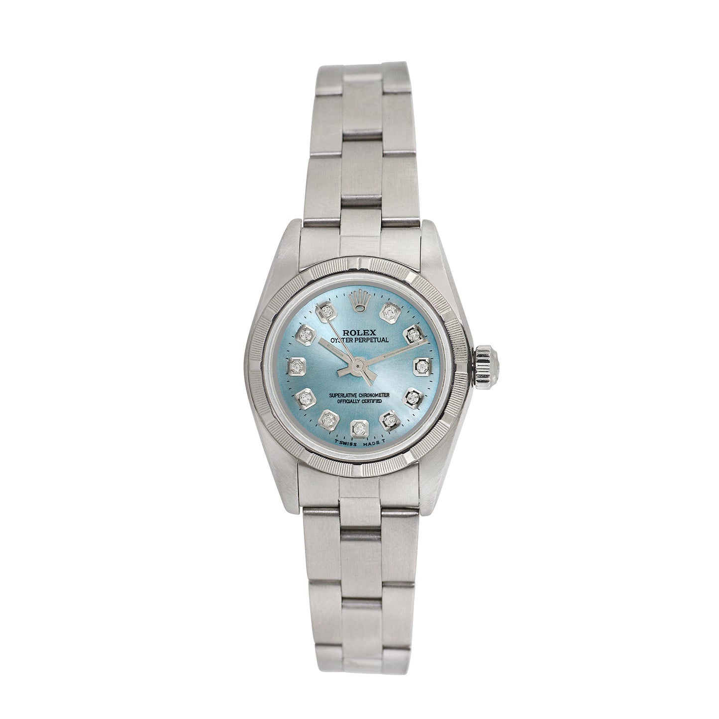 Rolex Womens Stainless Steel Oyster Perpetual 25mm