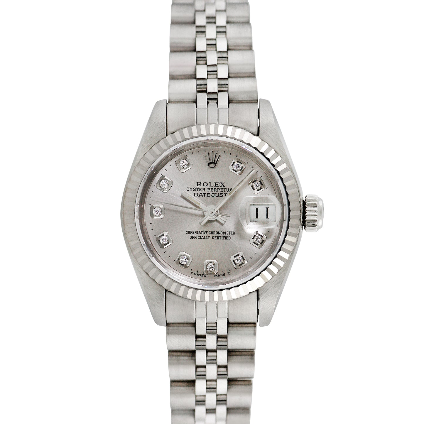 Rolex Womens Stainless Steel Datejust 26mm