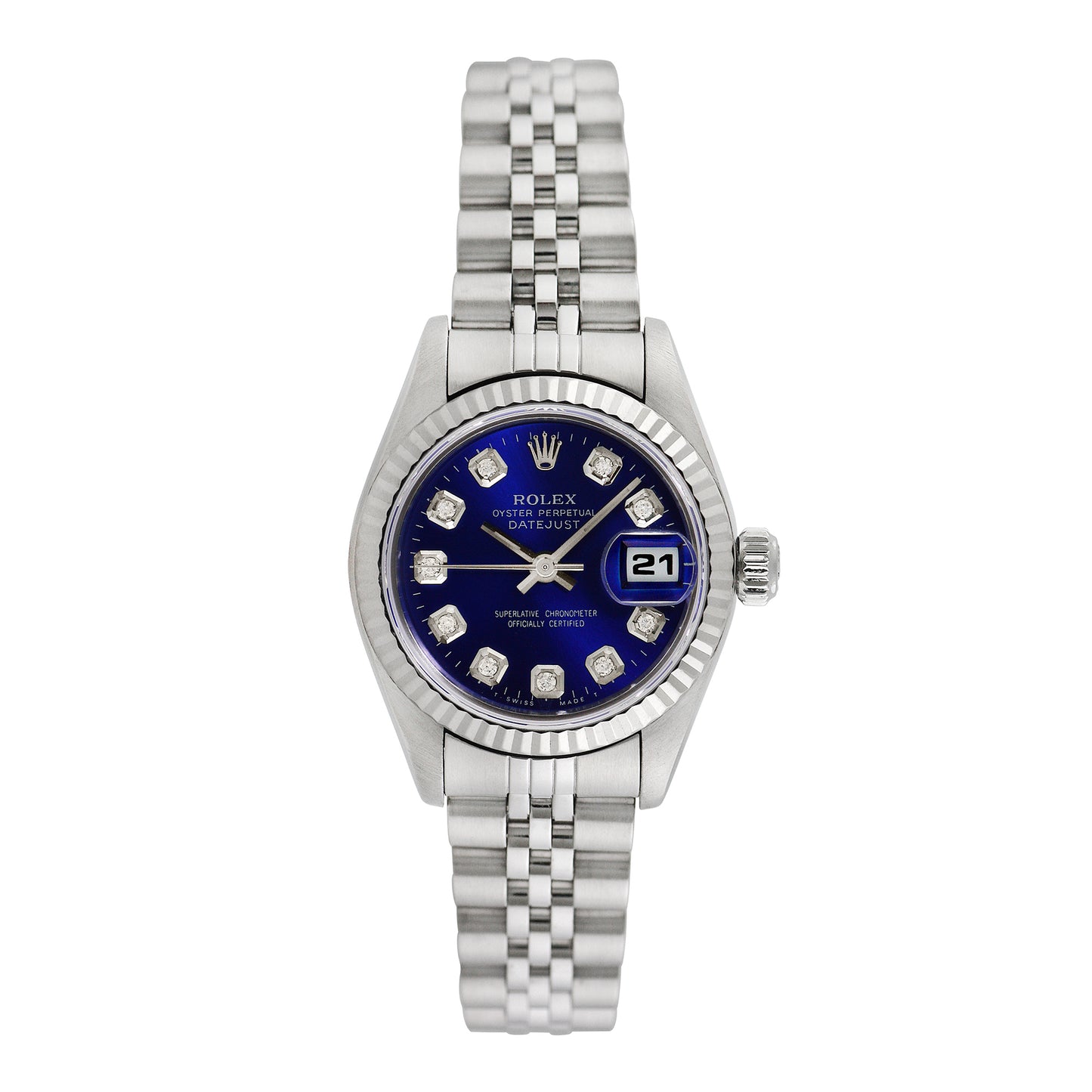 Rolex Womens Stainless Steel Datejust 26mm