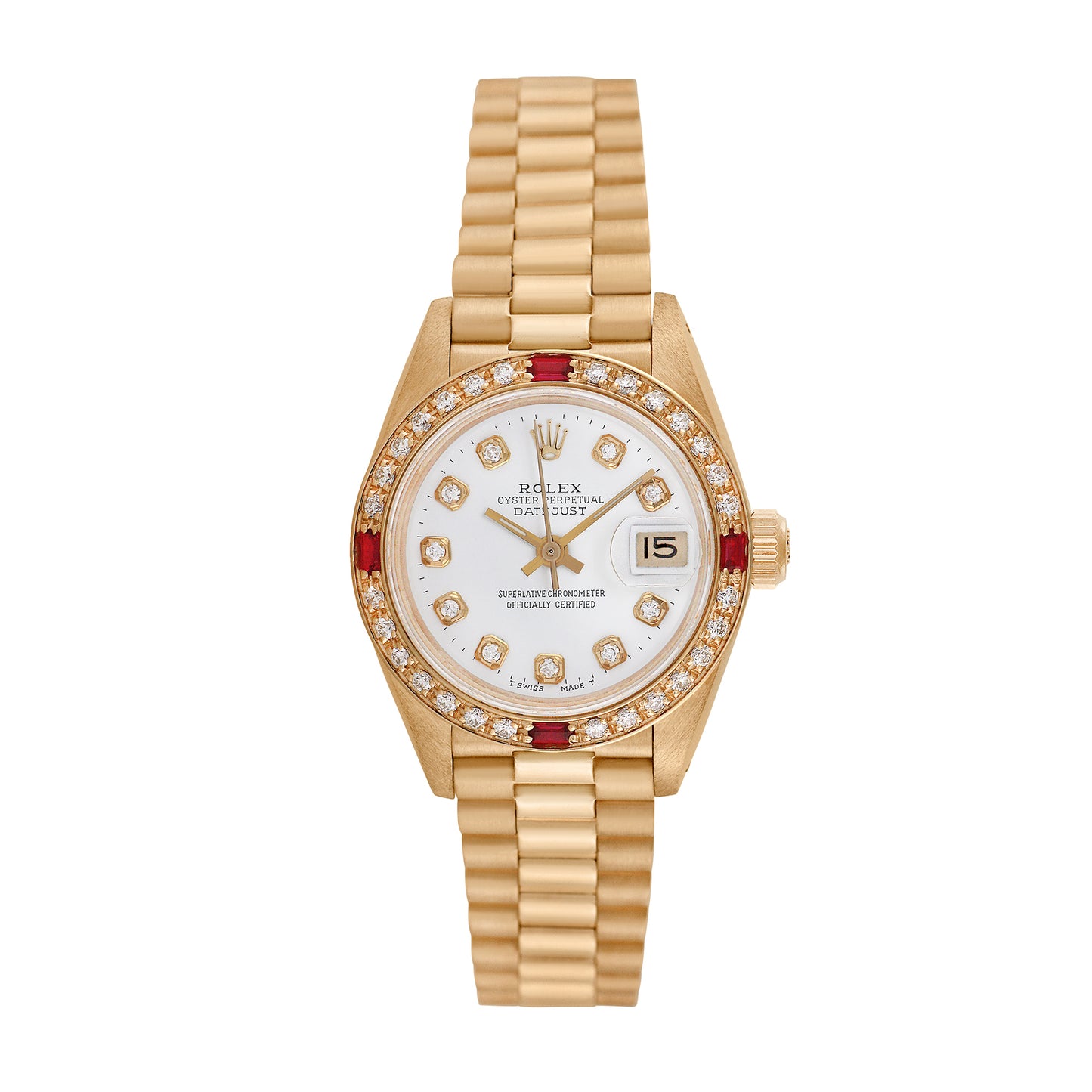 Rolex Womens 18K Yellow Gold President 26mm