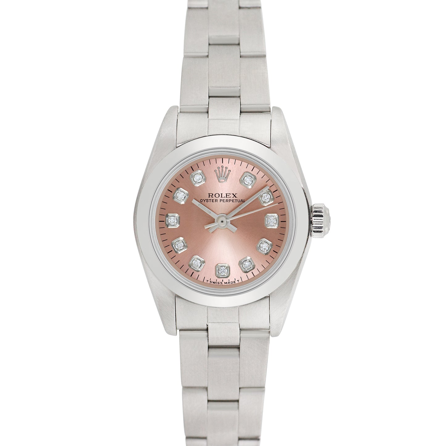 Rolex Womens Stainless Steel Oyster Perpetual 25mm