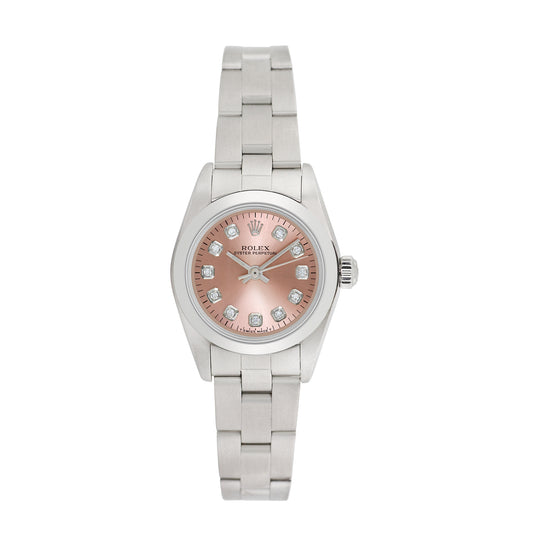 Rolex Womens Stainless Steel Oyster Perpetual 25mm