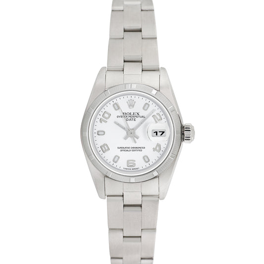 Rolex Womens Stainless Steel Date 26mm