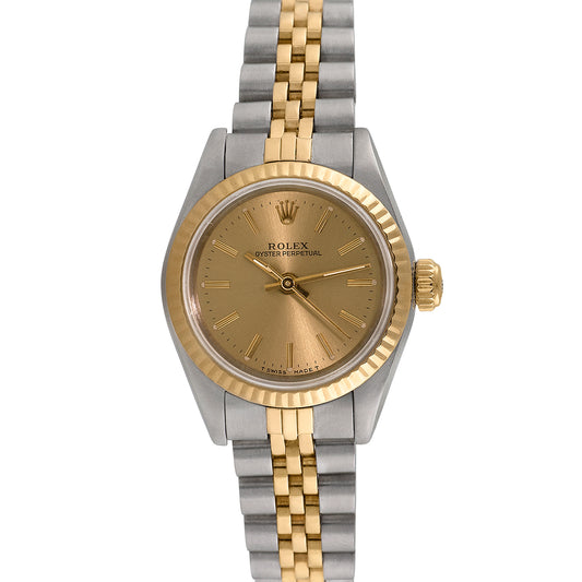 Rolex Womens Two-tone Oyster Perpetual  25mm