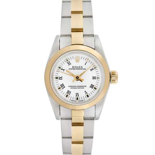 Rolex Womens Two-tone Oyster Perpetual  25mm