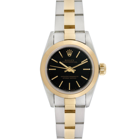 Rolex Womens Two-tone Oyster Perpetual  25mm