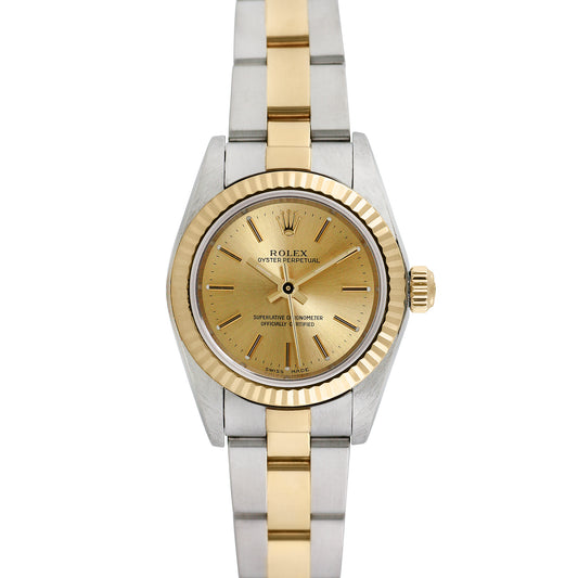 Rolex Womens Two-tone Oyster Perpetual  25mm