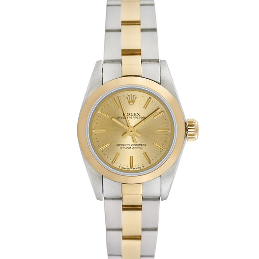 Rolex Womens Two-tone Oyster Perpetual 25mm