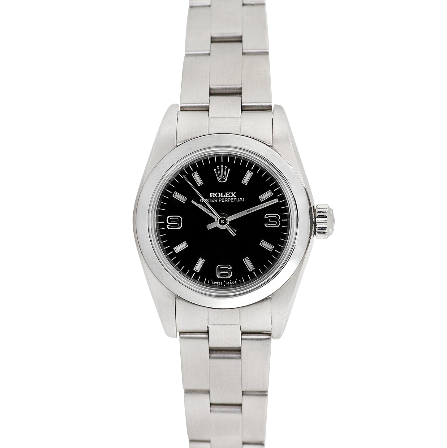 Rolex Ladies Stainless Steel Oyster Perpetual