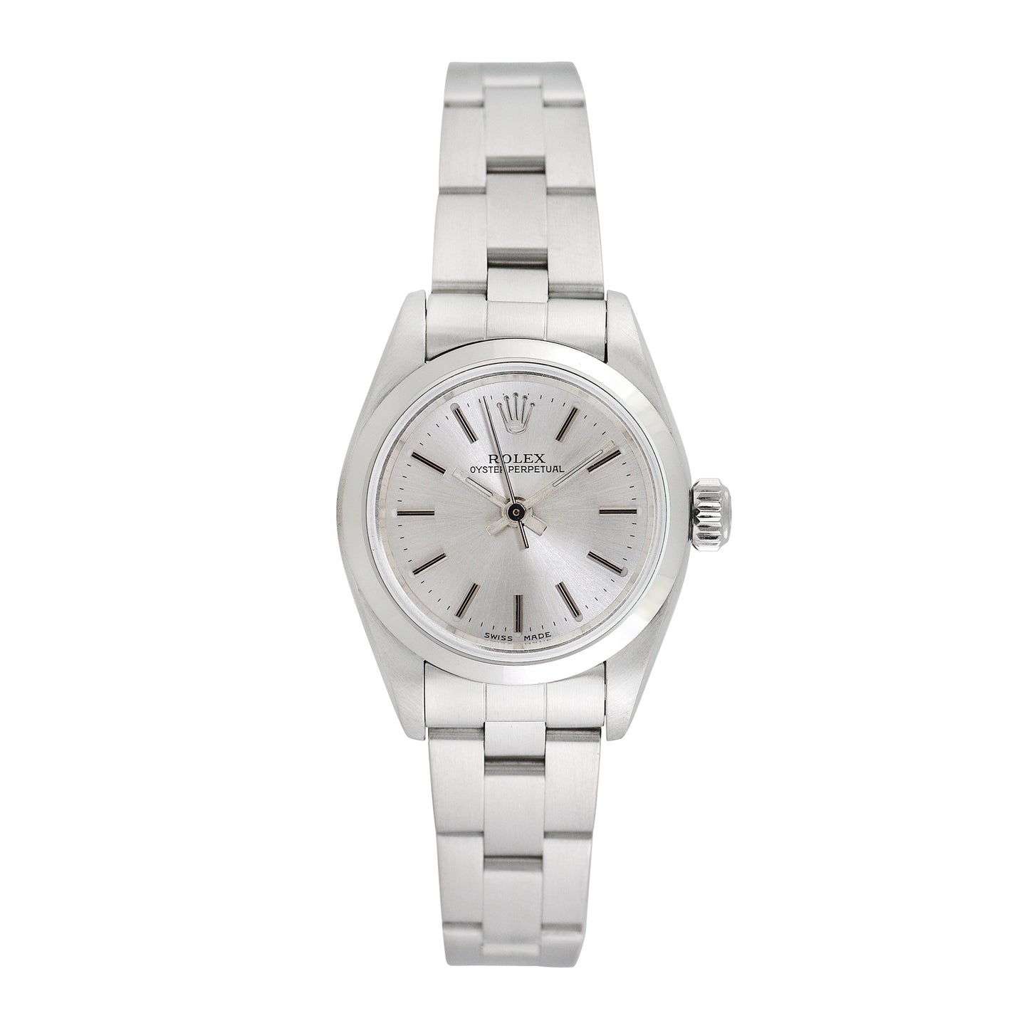 Rolex Ladies Stainless Steel Oyster Perpetual