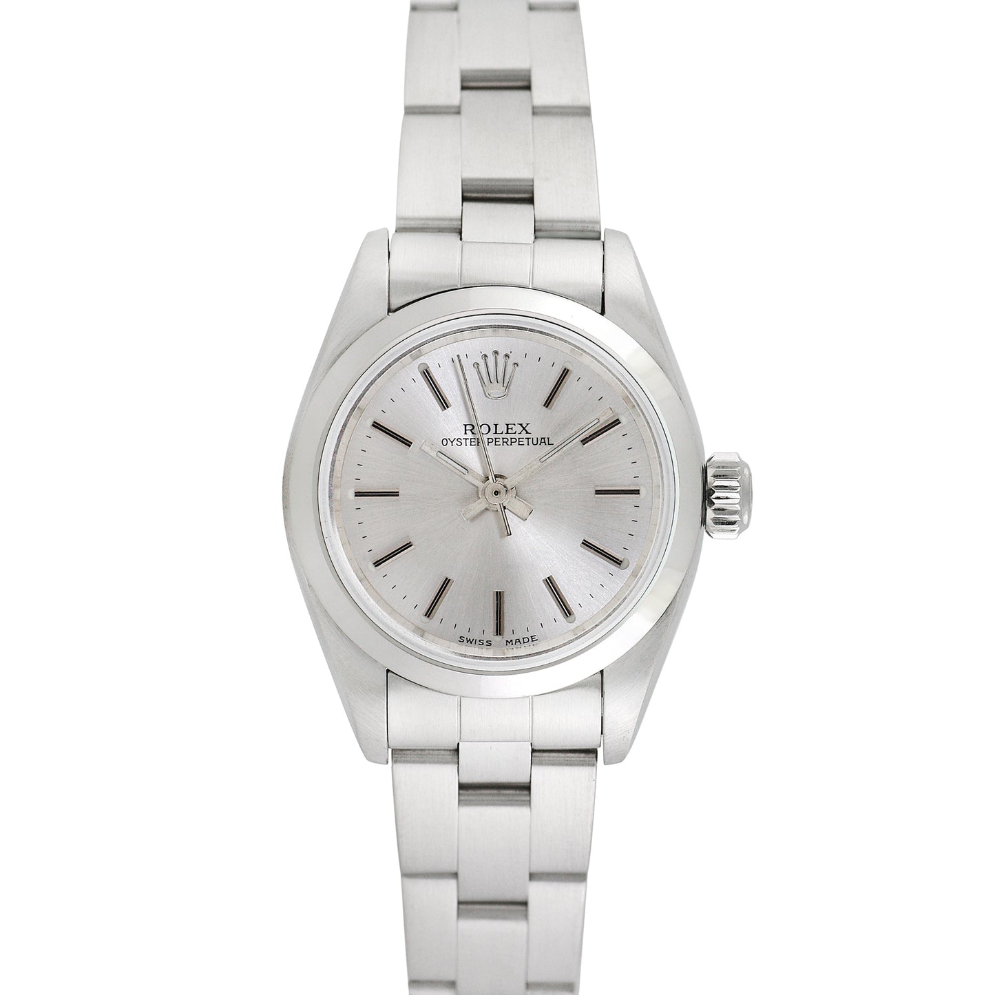 Rolex Ladies Stainless Steel Oyster Perpetual