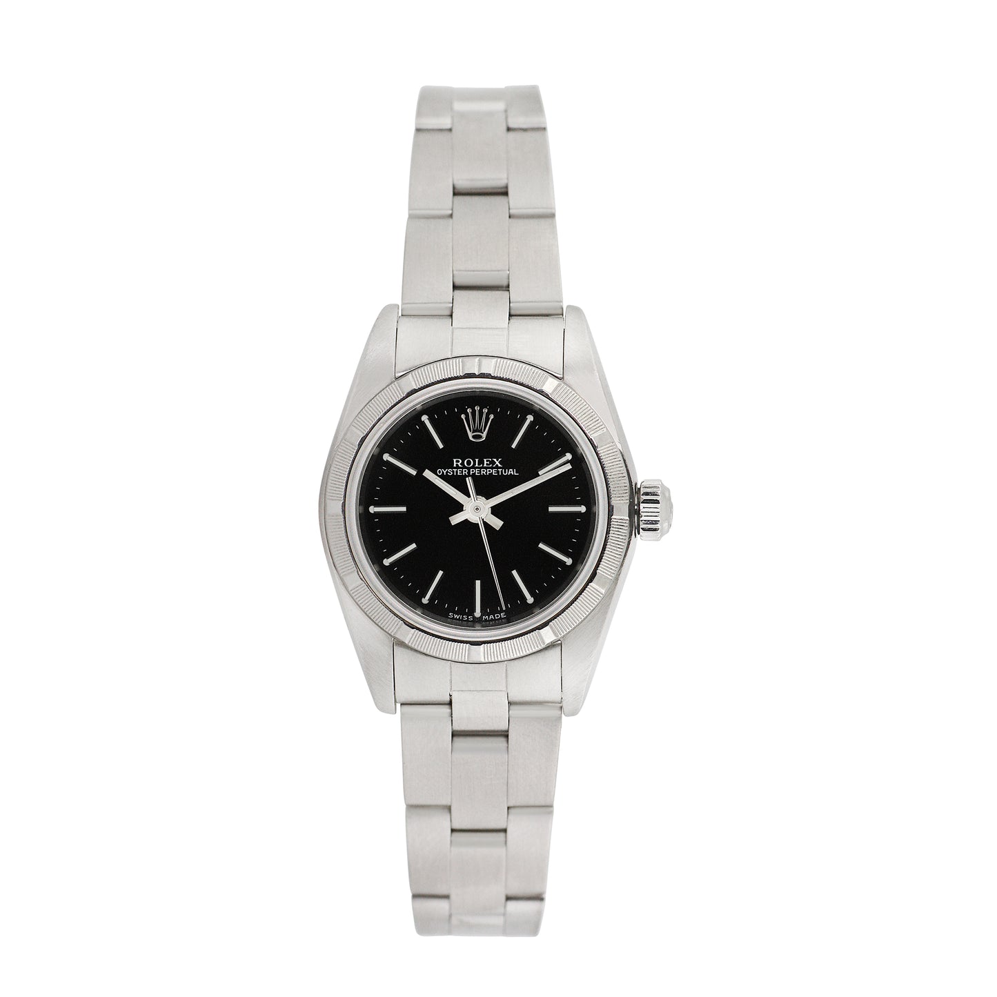 Rolex Ladies Stainless Steel Oyster Perpetual