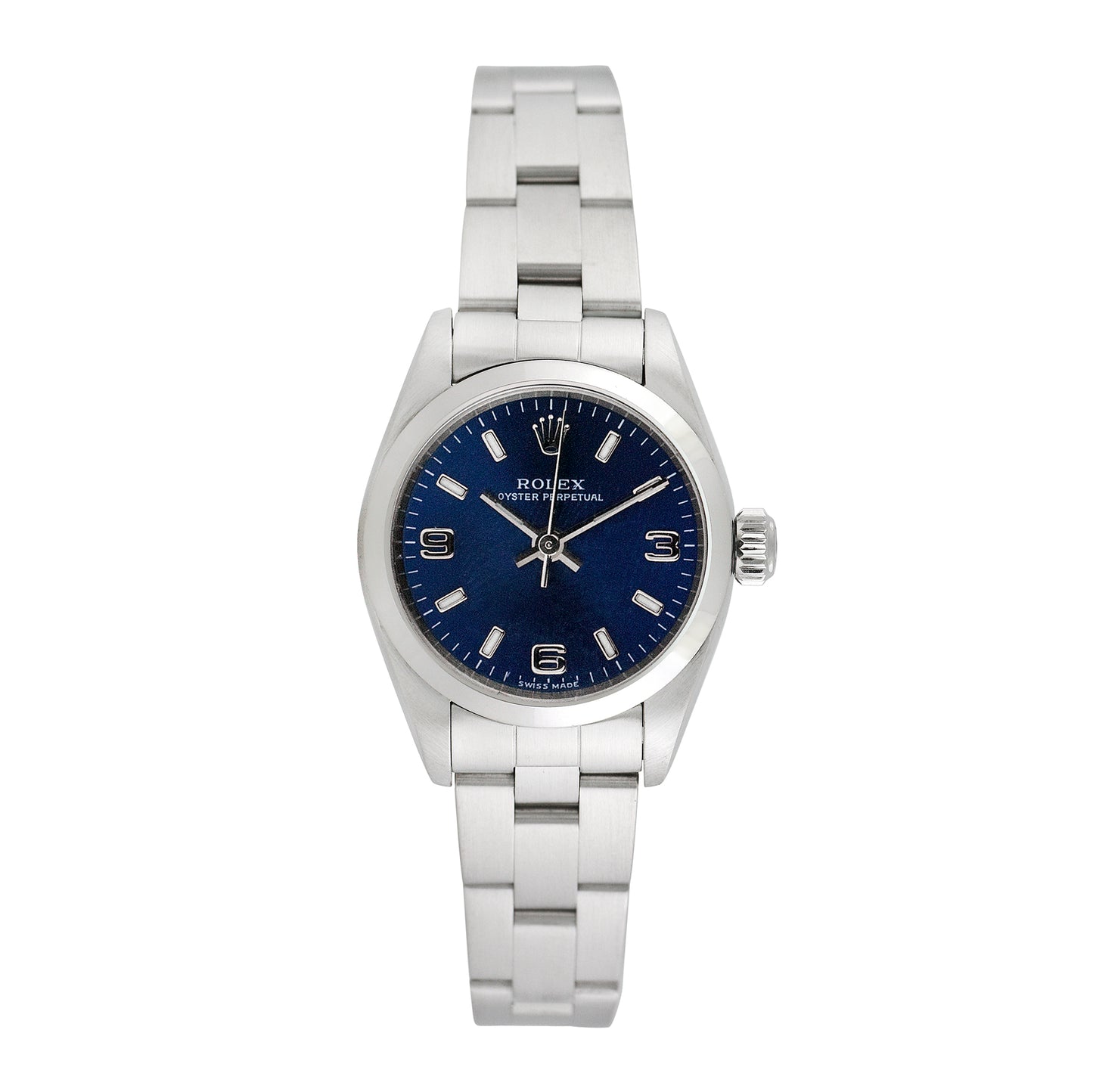 Rolex Ladies Stainless Steel Oyster Perpetual