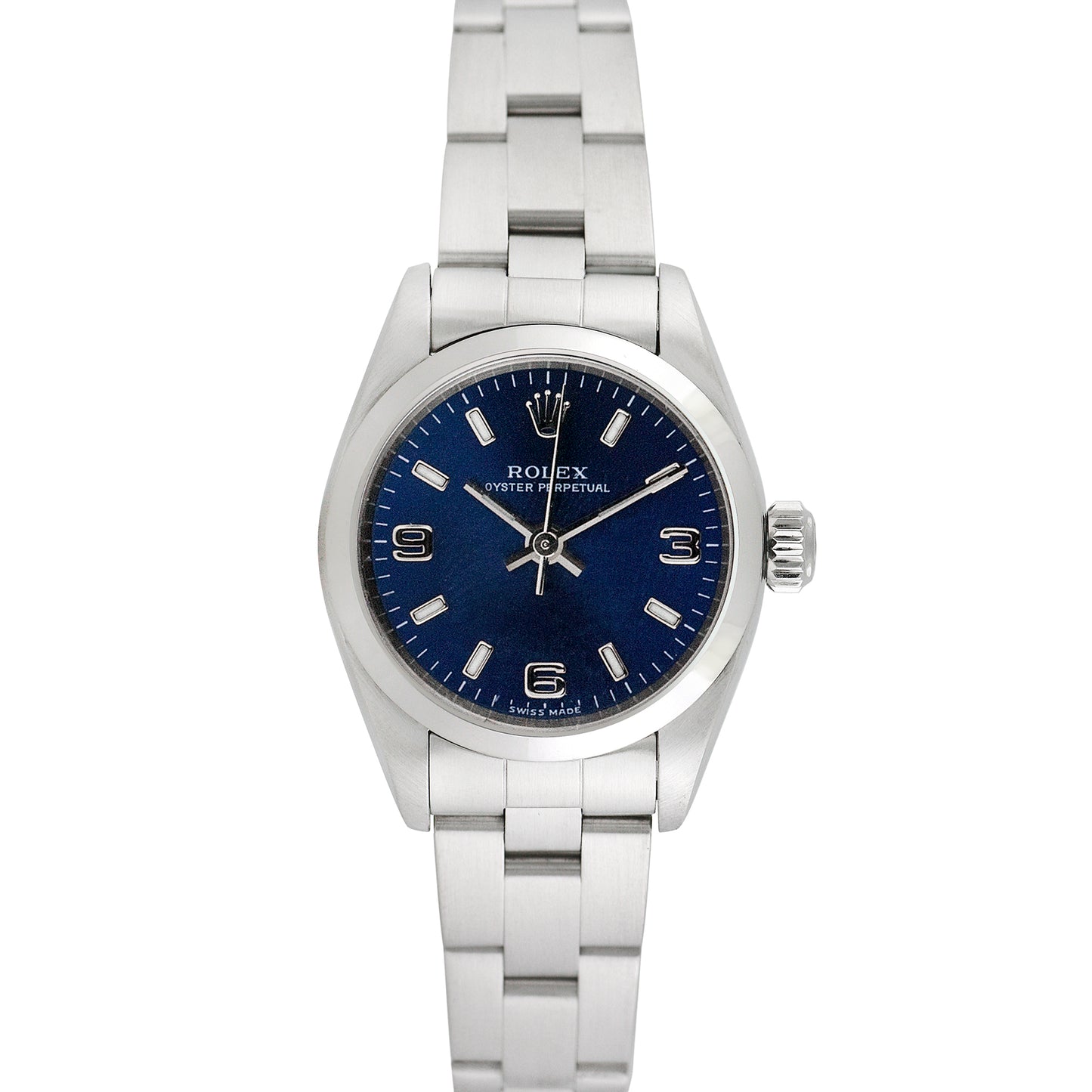 Rolex Ladies Stainless Steel Oyster Perpetual