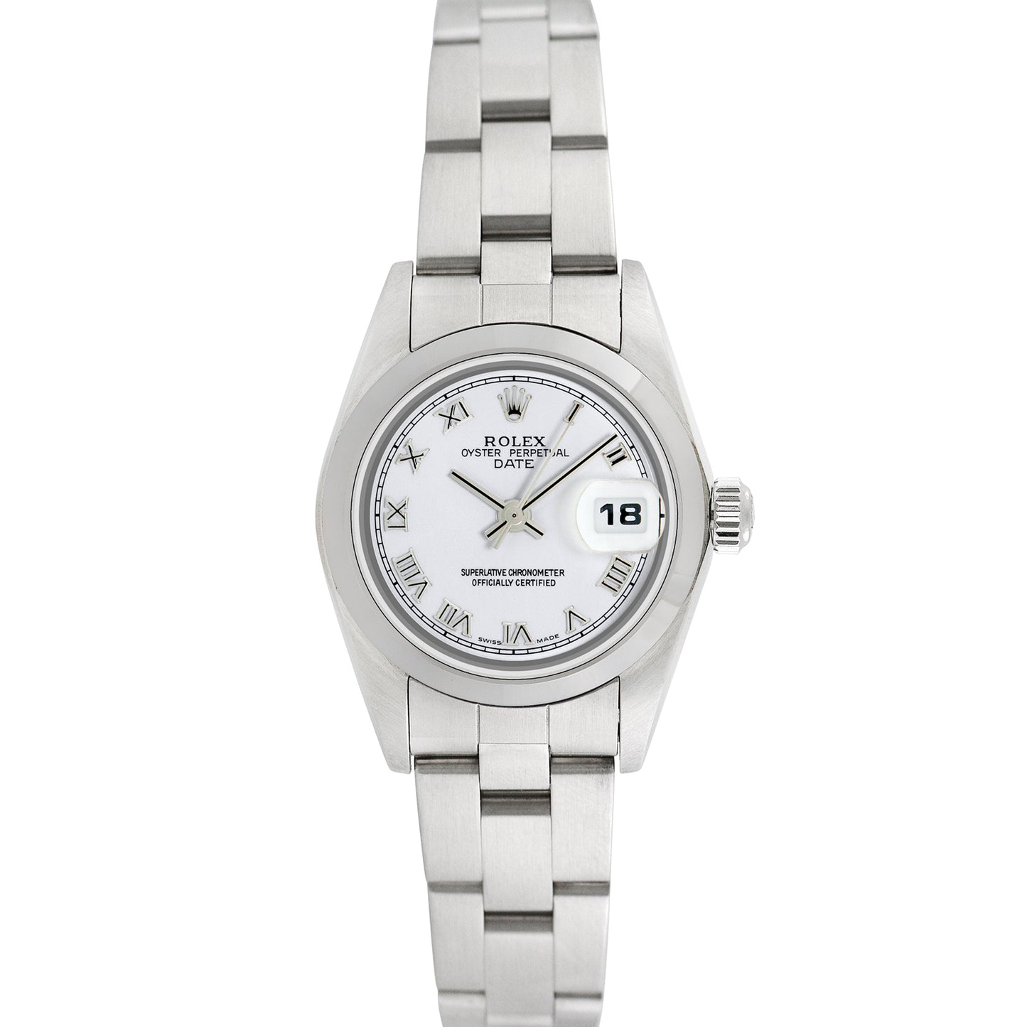 Rolex Womens Stainless Steel Date 26mm