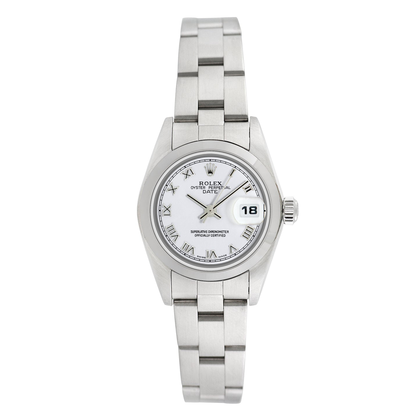 Rolex Womens Stainless Steel Date 26mm