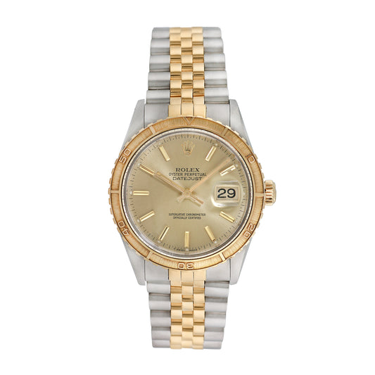 Rolex Men's Two-tone Datejust Thunderbird Turn O'Graph  36mm