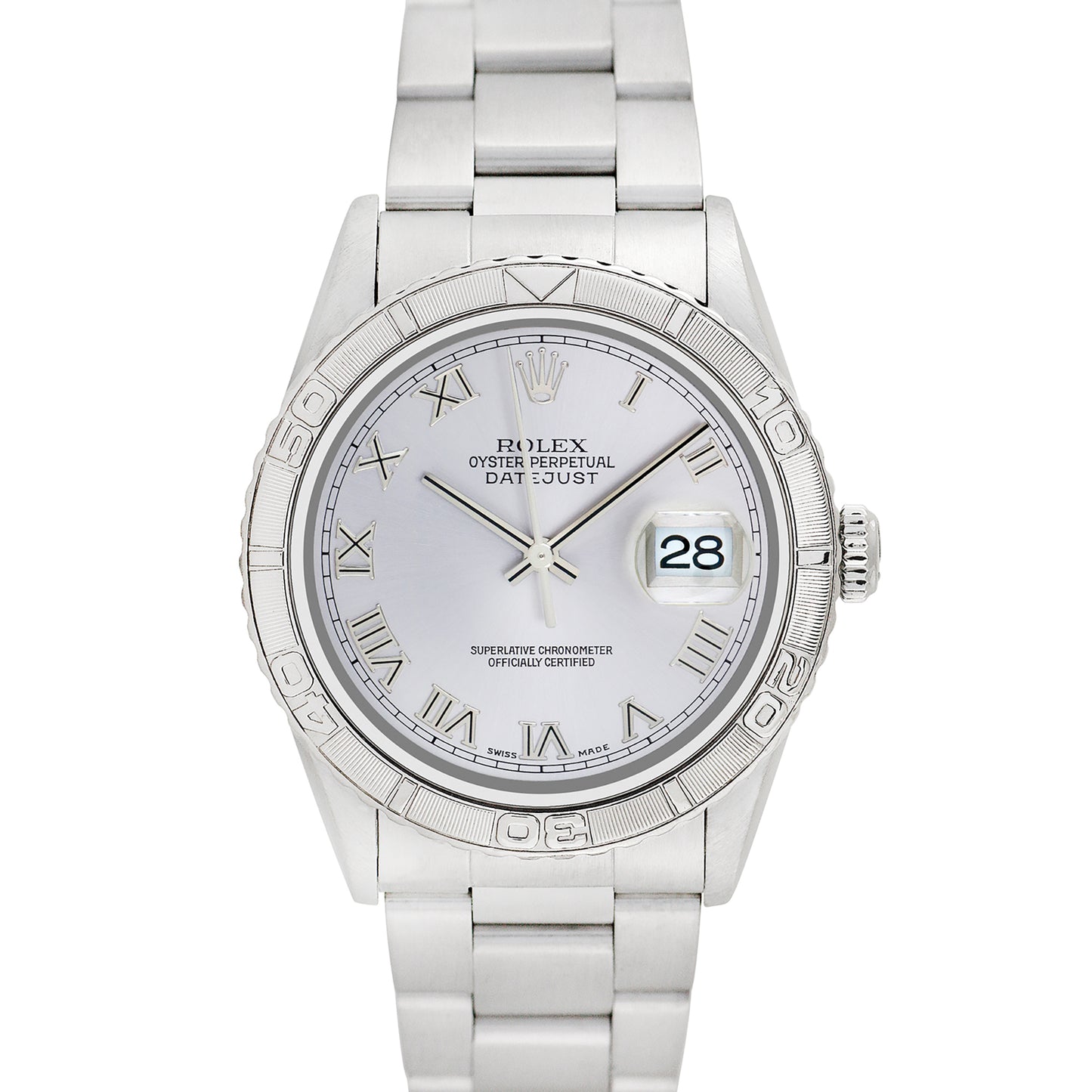 Rolex Men's Stainless Steel Datejust Turn-O-Graph 36mm