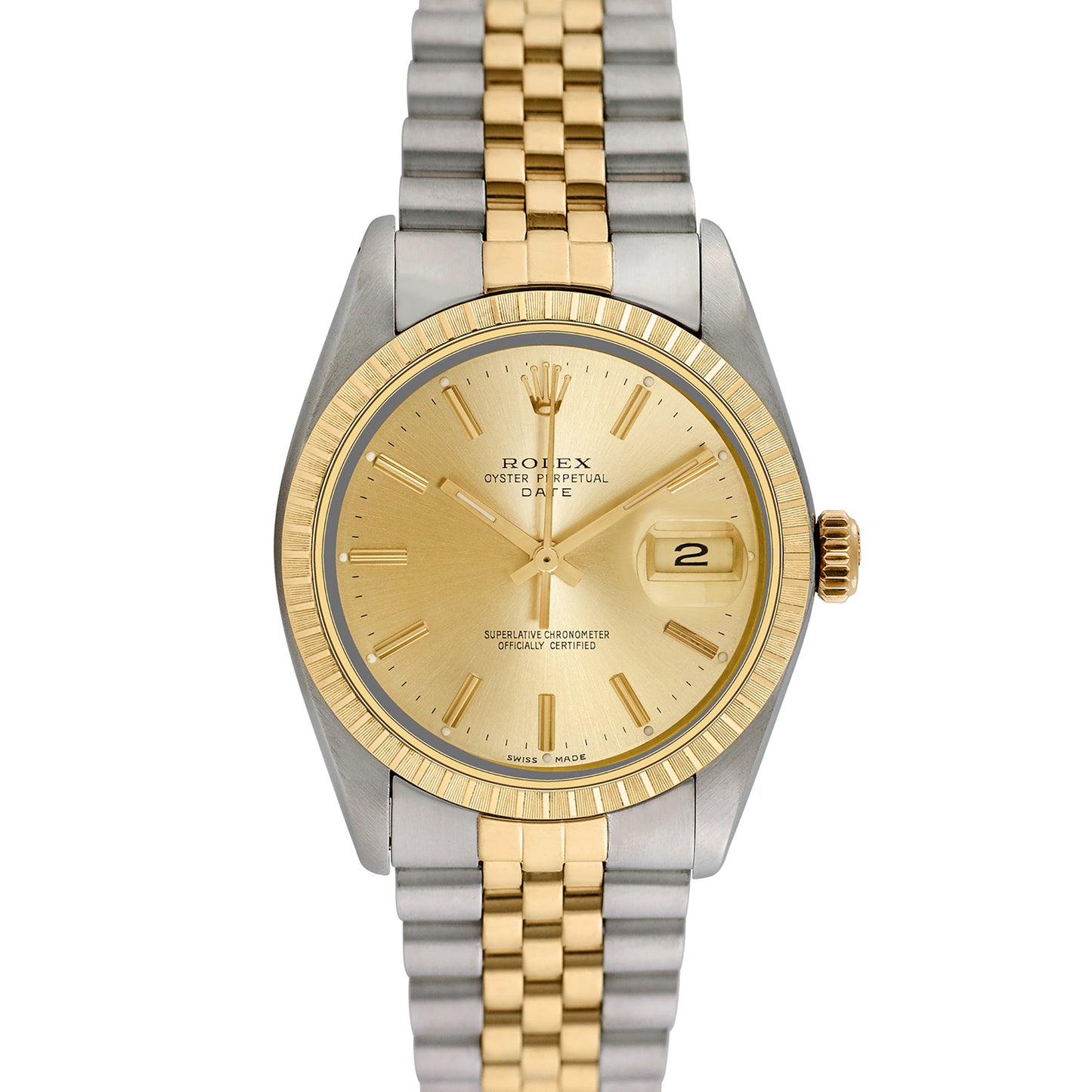 Rolex Men's Two-tone Date 34mm