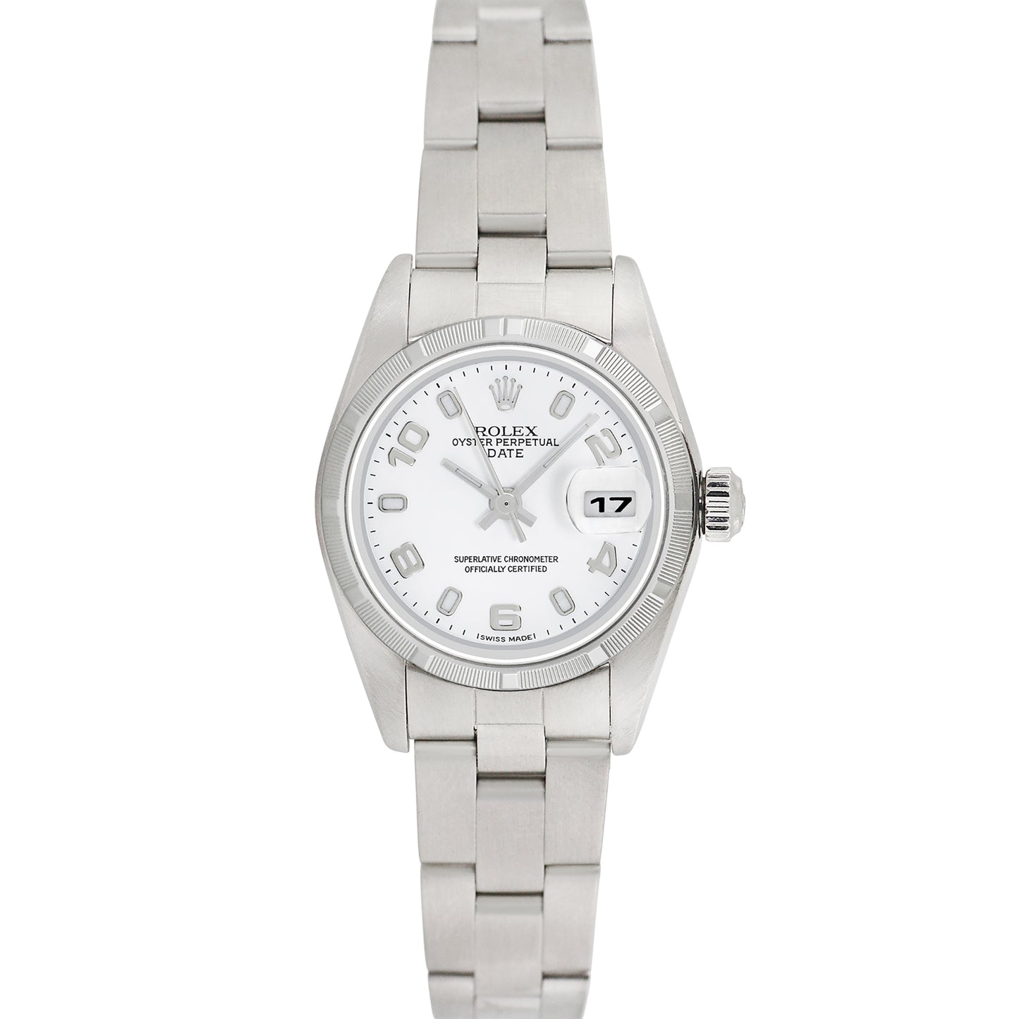 Rolex Womens Stainless Steel Date 26mm