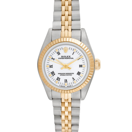 Rolex Ladies Two-tone Oyster Perpetual