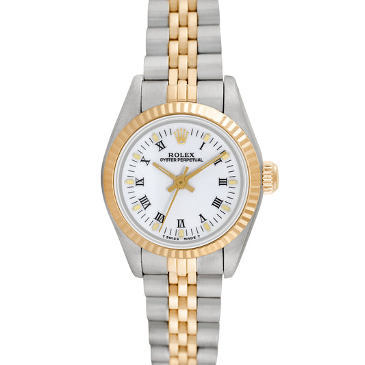 Rolex Ladies Two-tone Oyster Perpetual