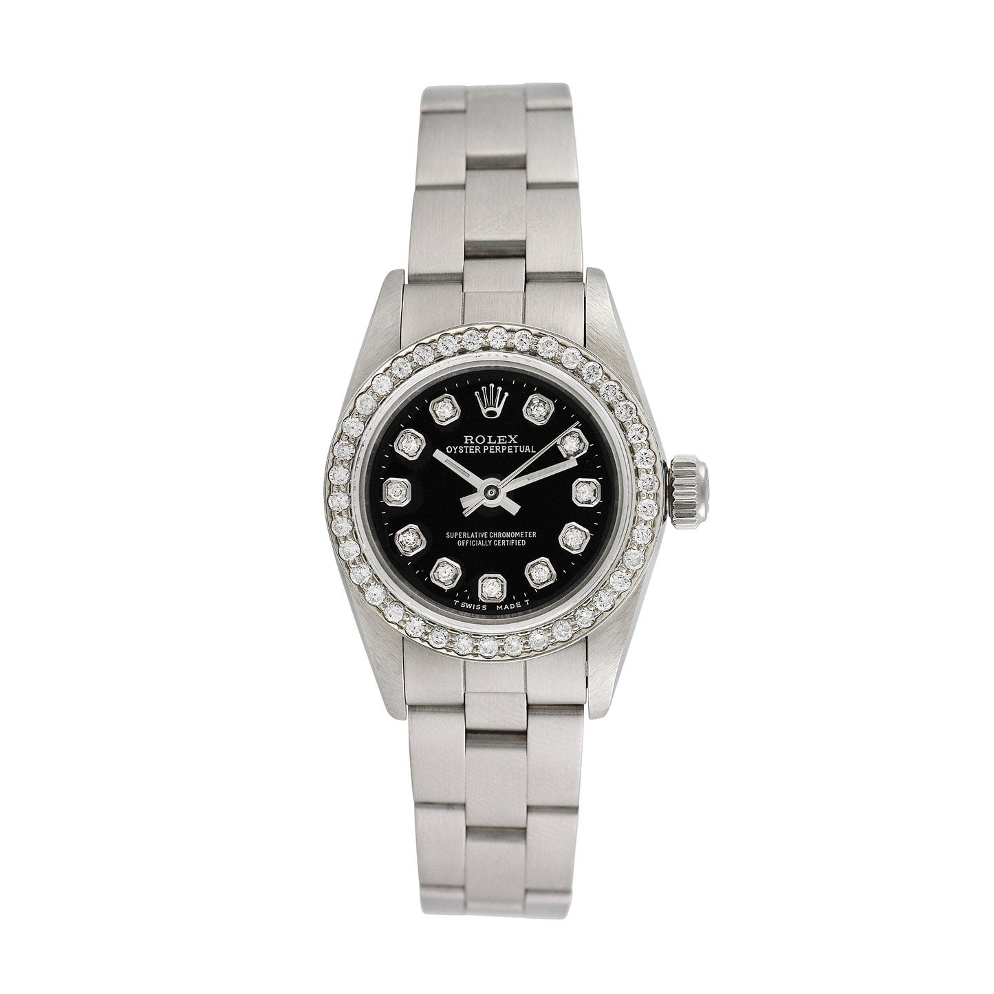 Rolex Womens Stainless Steel Oyster Perpetual 25mm