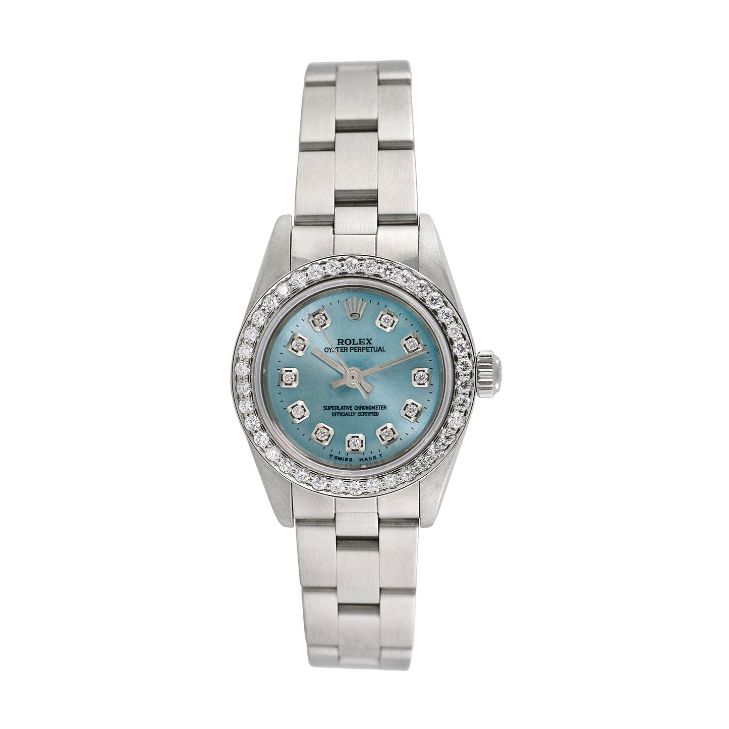 Rolex Womens Stainless Steel Oyster Perpetual 25mm