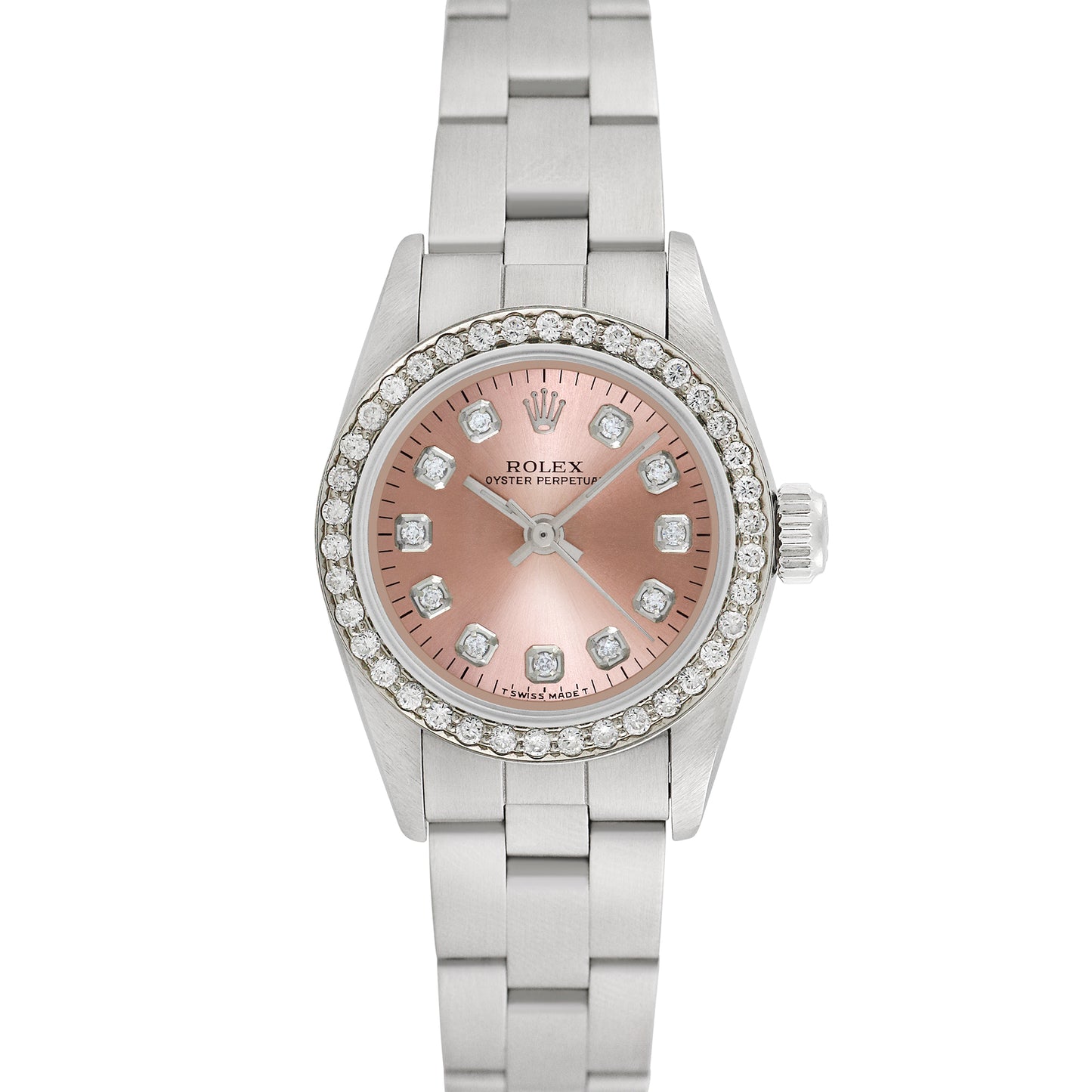 Rolex Womens Stainless Steel Oyster Perpetual 25mm