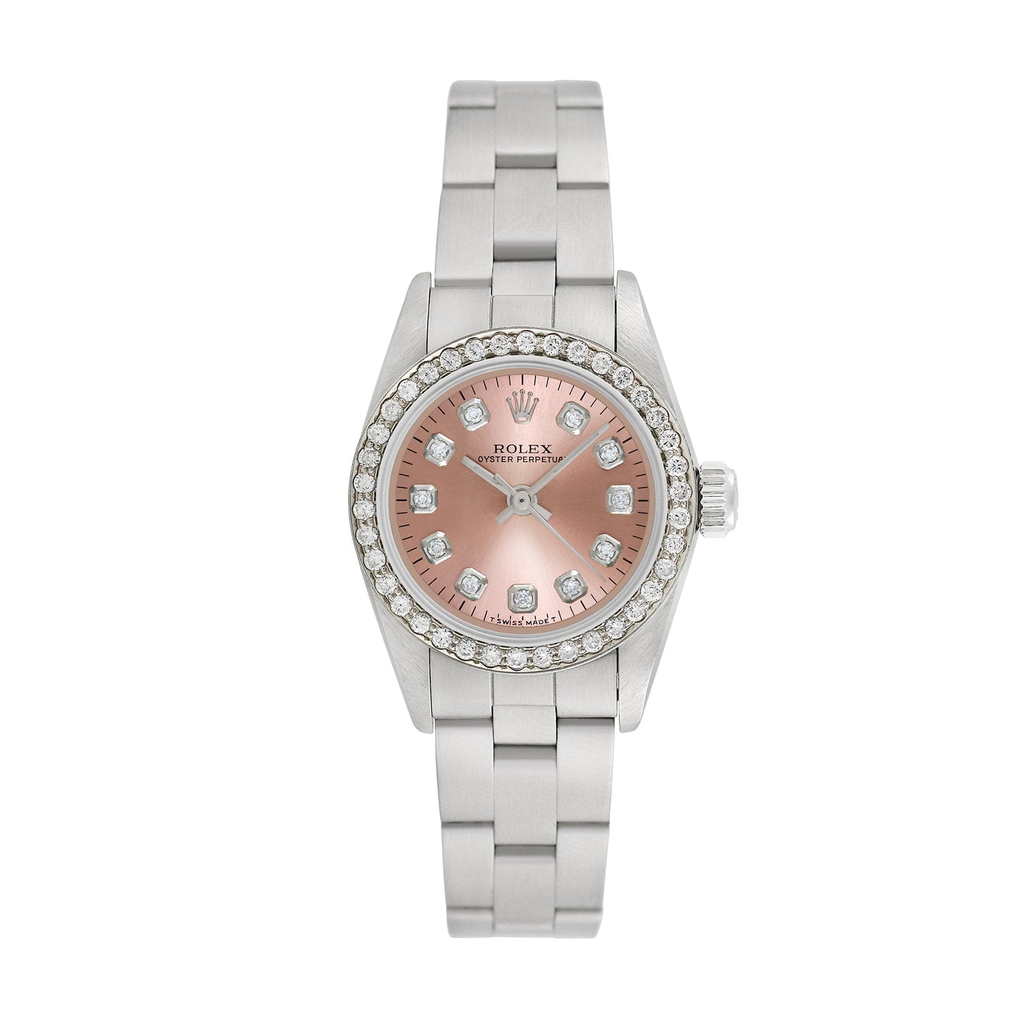 Rolex Womens Stainless Steel Oyster Perpetual 25mm