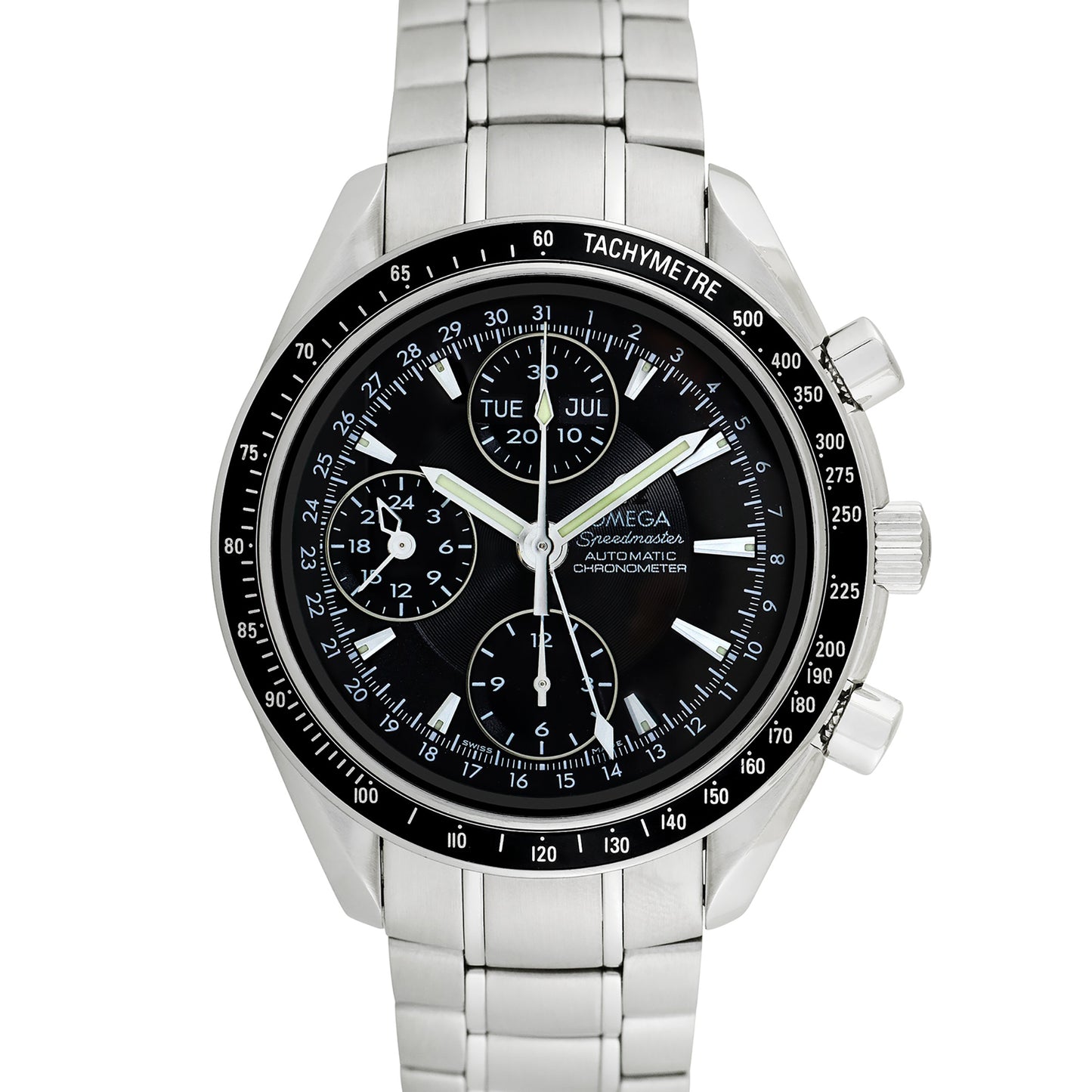 Omega Mens Speedmaster Chrono Day/Date 40mm