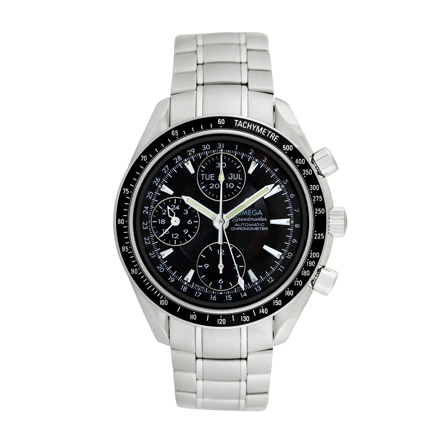 Omega Mens Speedmaster Chrono Day/Date 40mm