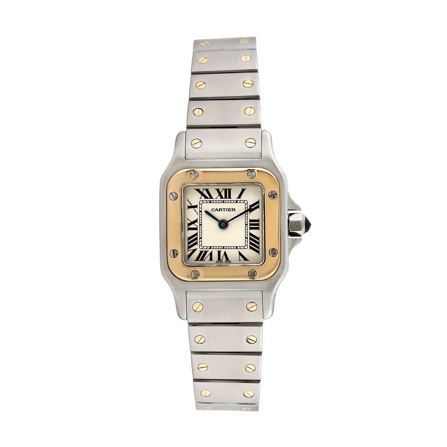 Cartier Womens Santos Galbee 35mm X 24mm