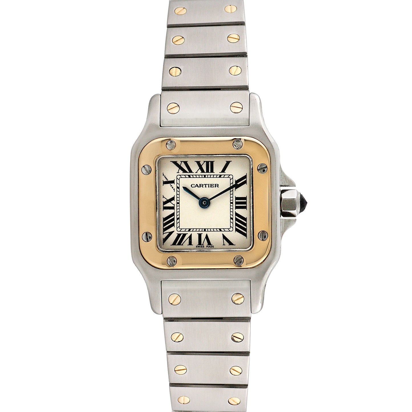 Cartier Womens Santos Galbee 35mm X 24mm