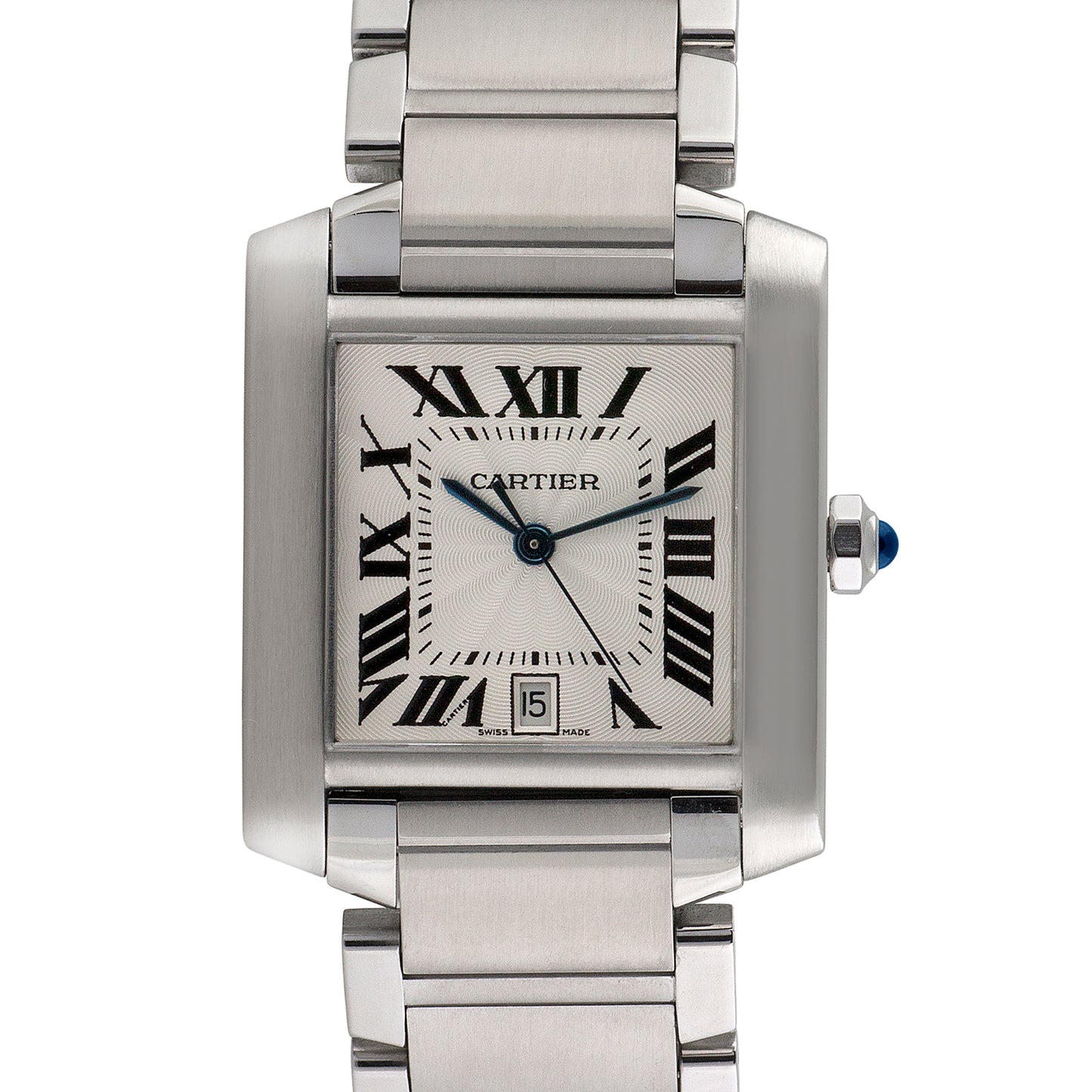 Cartier Mens Tank Francaise 32mm X 28mm