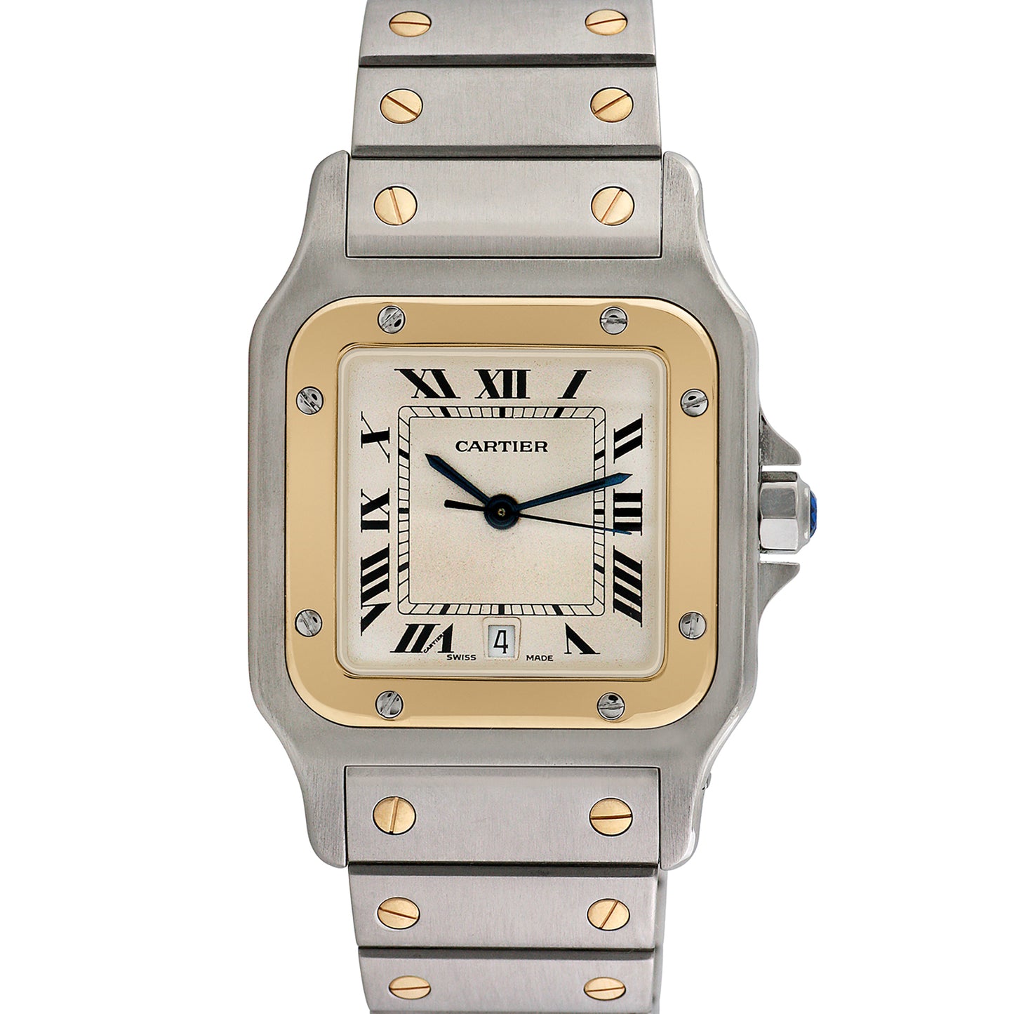 Cartier Mens Santos Galbee 40mm X 29mm