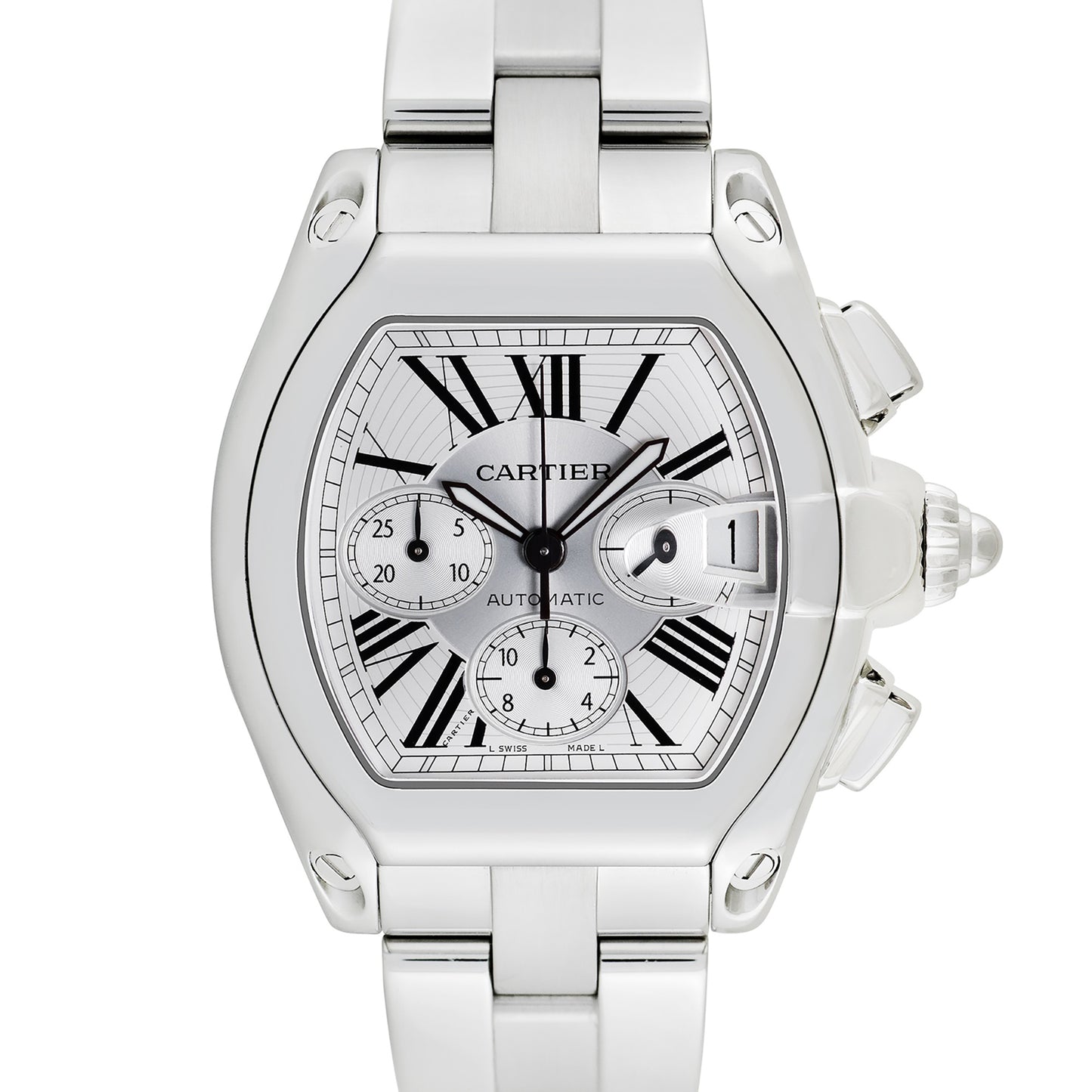 Cartier Mens Roadster XL 43mm X 48mm