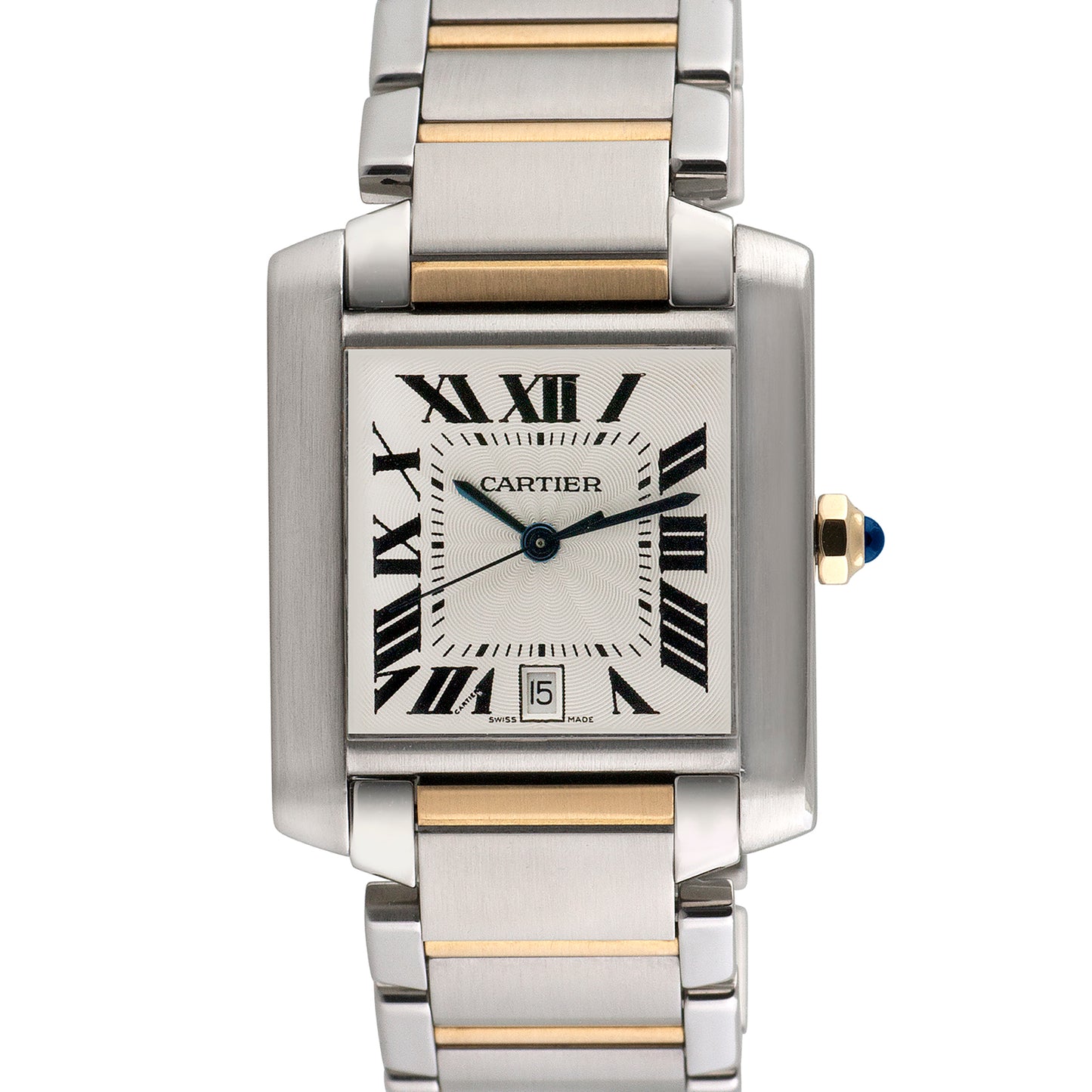 Cartier Mens Tank Francaise 32mm X 28mm