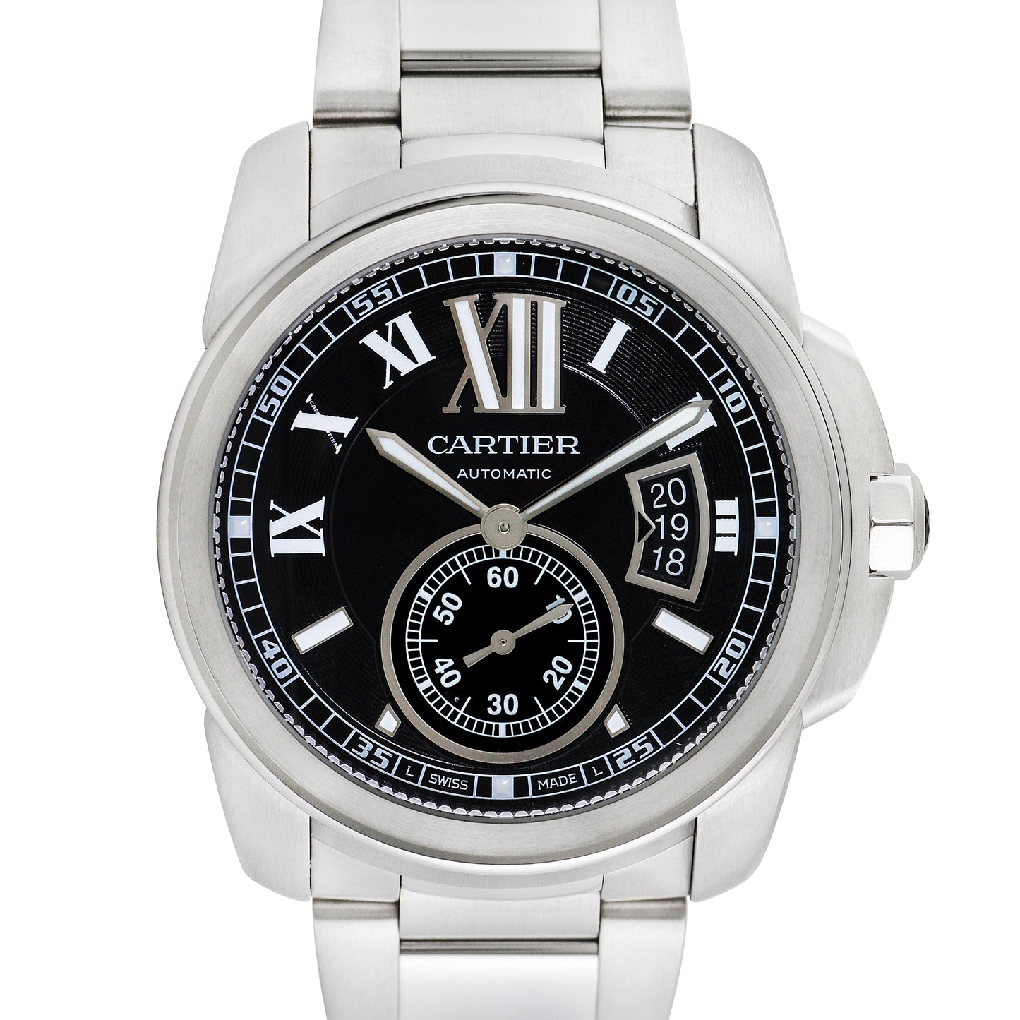 Cartier Mens  Calibre de Cartier 42mm